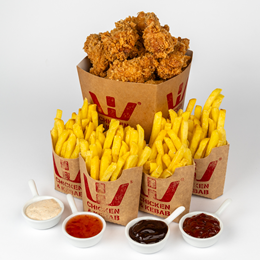 Kubełek Strips and Wings dla czworga 