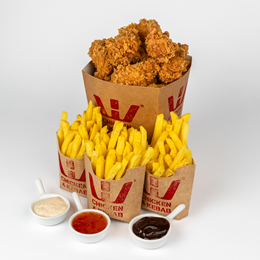 Kubełek Mix dla trojga 