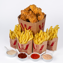 Kubełek Strips dla czworga